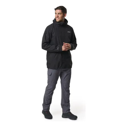 Chaqueta Impermeable Maullín Hombre Negro