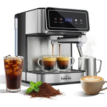 Cafeteira Espresso 20bar Profissional Compacta Para Uso Dom Preto 127v
