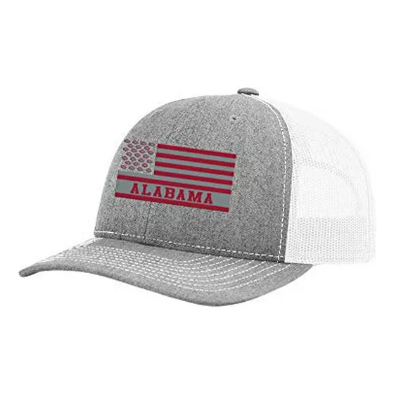 Gorra Trucker Con Bandera Americana Bordada De Equipo De Fút