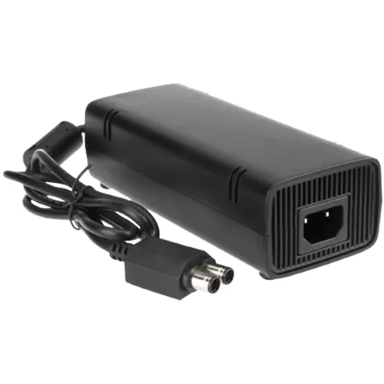 Fonte Xbox 360 Slim Bivolt 110v 220v 135w Ac + Cabo De Força