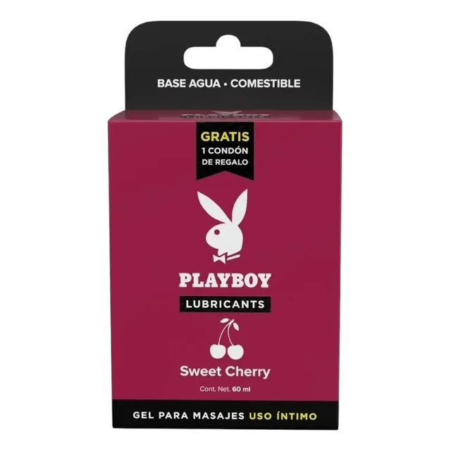 Promo Playboy Lubricante Íntimo Cereza C/60ml + Condon