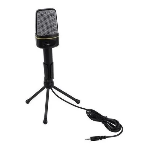 Micrófono de condensador negro omnidireccional Multimedia Sf920