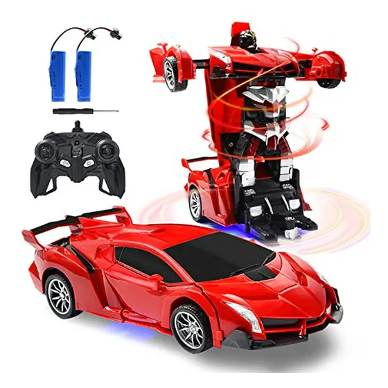 Coche Robot Transformable Control Remoto, Juguete Deformable