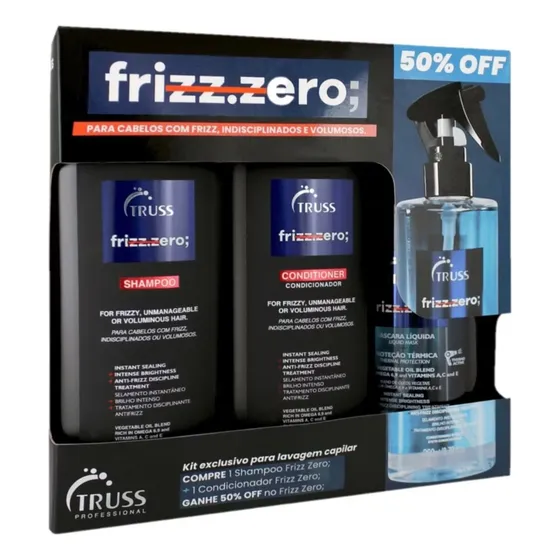 Kit Truss Frizz Zero (3 Produtos)