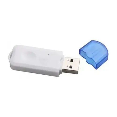 Adaptador Bluetooth USB Knup Receptor Música Carro Som Branco