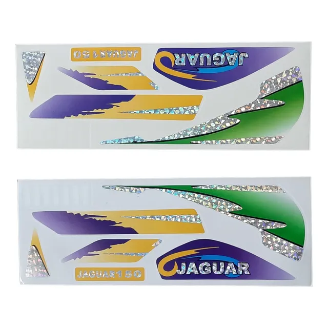 Emblema Juego De Rotulados Calcomanias Para Moto Jaguar 