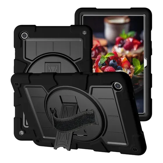 Capa Anti Shock Arctodus Para iPad 9 iPad 8 iPad 7 10.2 Pol. Cor Preto