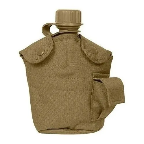 Cantimplora Militar Con Jarro Y Funda