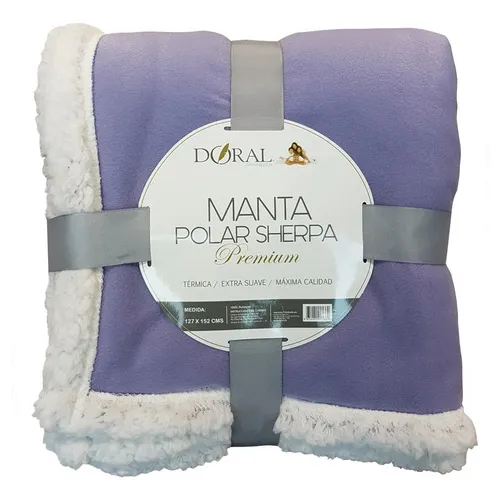 Manta Polar Sherpa Premium 127x152cm Doral