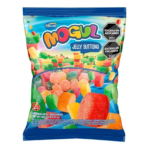 Gomitas Mogul Jelly Buttons Arcor 1kg Libre Gluten Sin Tacc