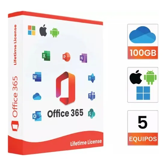 Microsoft Office 365 2024 Genuino Instalación Rápida