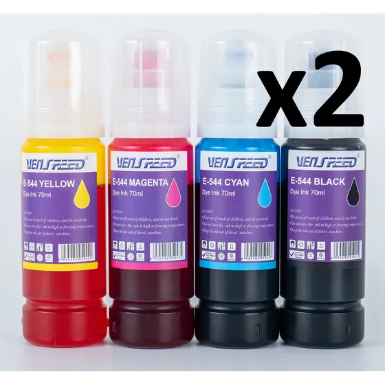 Tinta Epson 544 70ml Para L3150 L1210 L3210 L3250 L3110