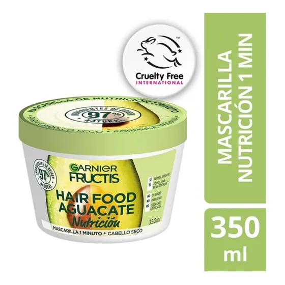 Mascarilla Aguacate Nutrición Hair Food Garnier 350ml