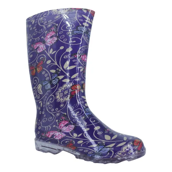Botas De Lluvia Mujer Bota De Hule Antiderrapante