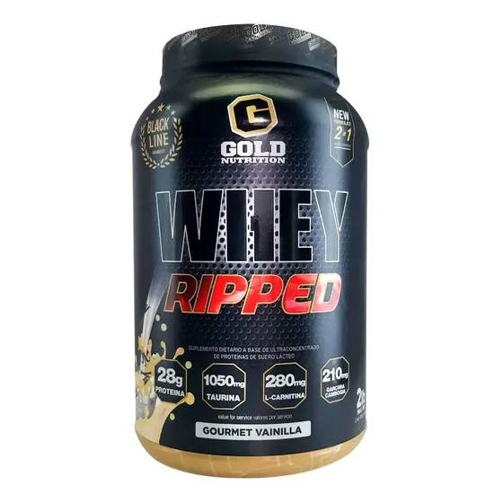 Whey Ripped. Proteína Con Quemador. 2 Lbs. Gold Nutrition. Outlet
