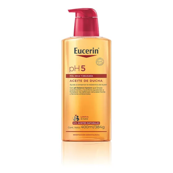 Aceite De Ducha Ph5 Piel Seca Y Delicada 400ml Eucerin