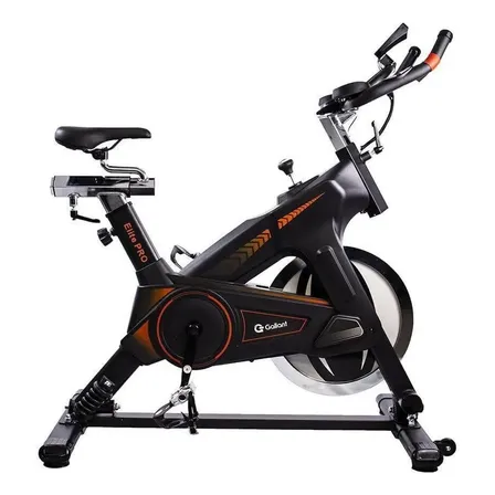 Bicicleta Ergométrica Gallant Elite Pro Spinning Mecânica Preto/laranja