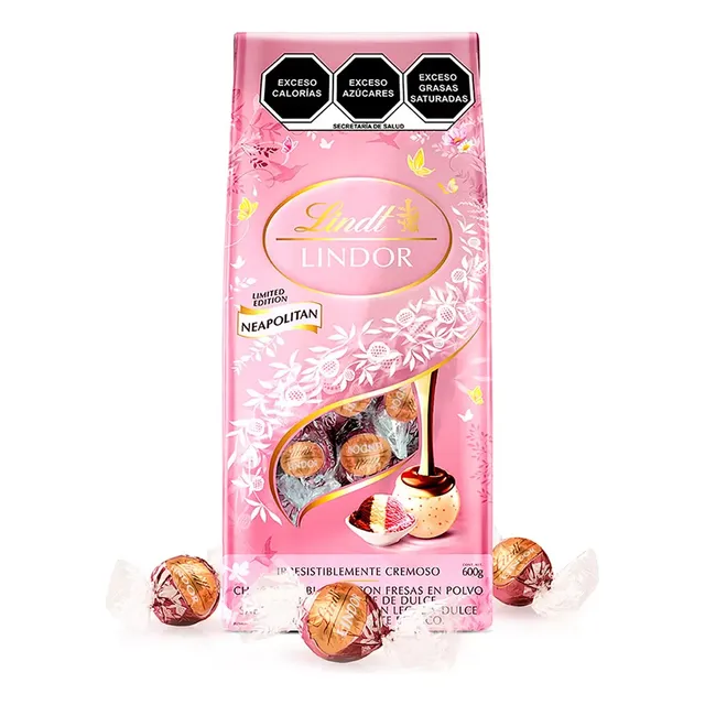 Lindt Lindor Napolitano Chocolates Rellenos 600 Gr