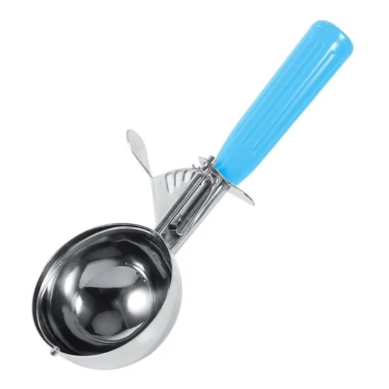 Cuchara Scoop Para Helado Azul #16 Profesional Acero