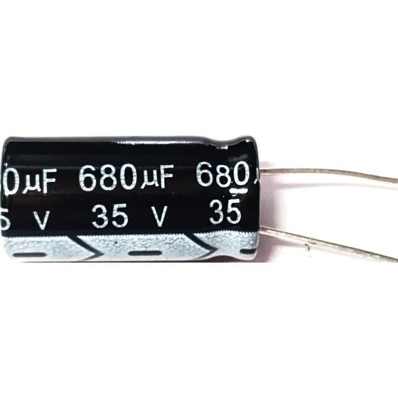 10x Capacitor Eletrolítico 680uf X 35v 105°c 10 Peças