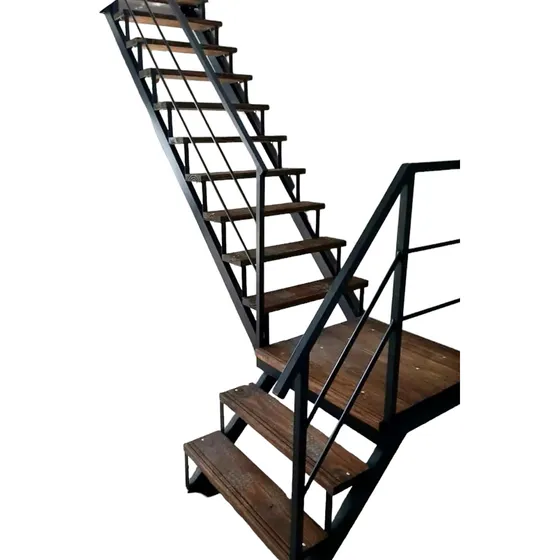 Escalera Caracol De Hierro Y Madera Para Interiores