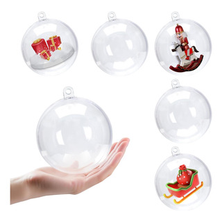 Ams 20pcs Diy Clear Clear Bolebs Acrílico Flyable Balls, Plá Ams 20pcs Diy Clear Clear Bolebs Acrílico Flyable Balls, Plá