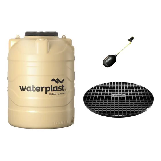 Tanque De Agua Tricapa Dual Plus 1000l + Base + Flotante