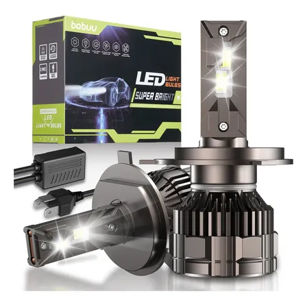 Kit Ultra Led Lâmpadas Super Led H4 40000lm 6000k Canceller H4 Cinza-escuro Branco-frio
