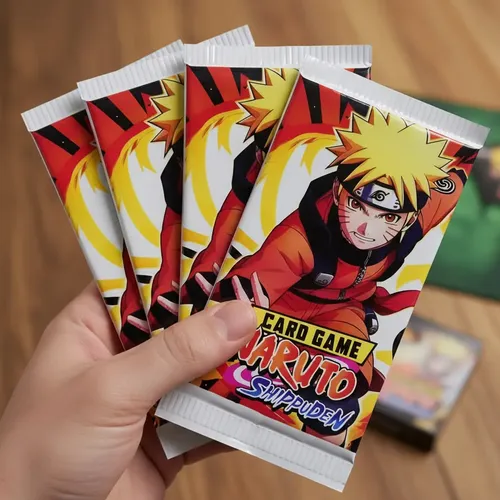 Cartas Naruto Ad Cards Colecionáveis Kit 200 Unidades Jogo Bafo