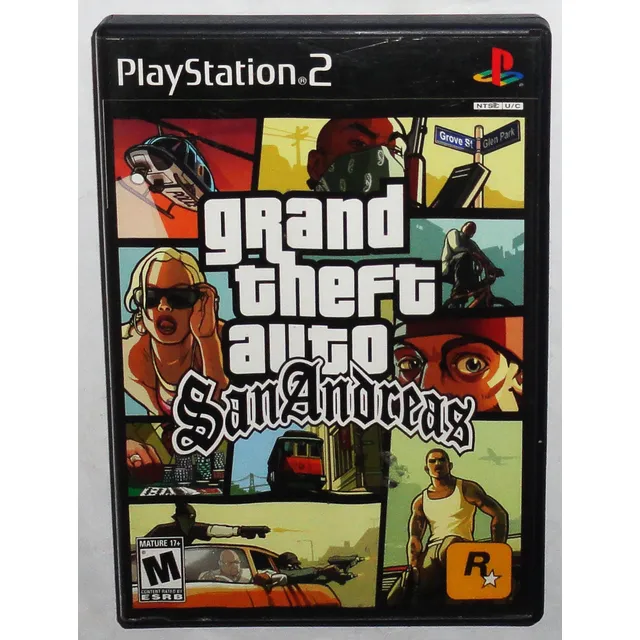 Grand Theft Auto San Andreas Ps2 Original Usa Completo - Mg