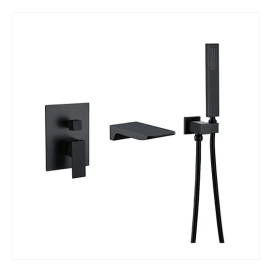 Grifo Bañera Keppd Juego Baño Montado Pared Mezclador Laton