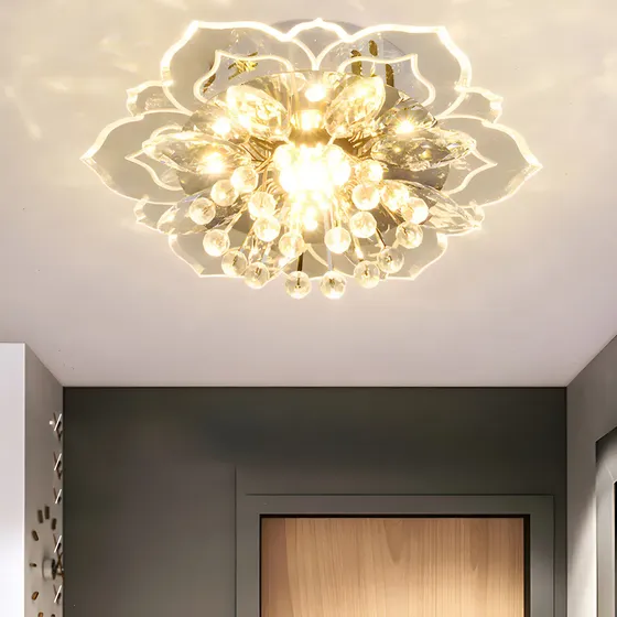 Toosci SGYUJIUG Lámpara De Techo Colgante Moderna Decorativa De Cristal Led