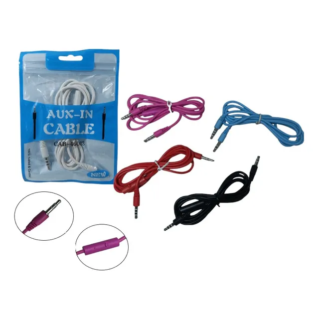 Cable  Auxiliar Auricular Con Micrófono Manos Libres X5