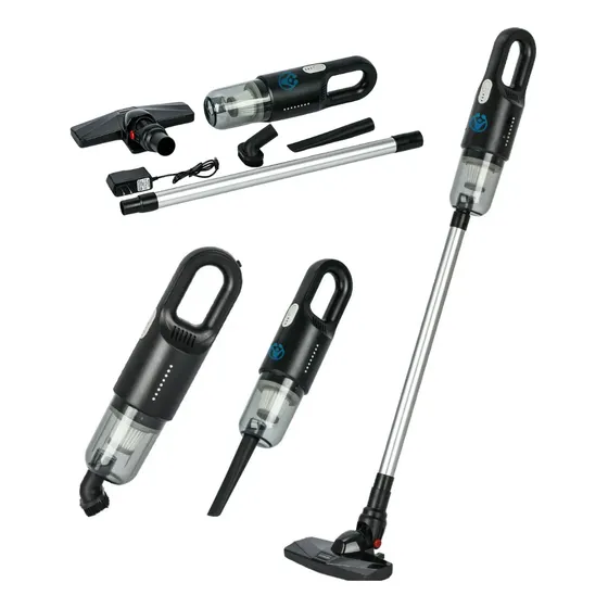 Aspiradora Multifuncion Recargable 3 En 1 Con Filtro Lavable Negro