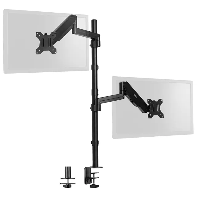 Vivo Dual Monitor Arm Soporte Extra Alto Para Pantallas De H