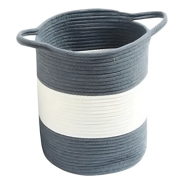 Canasta De Almacenamiento Ropa, Juguetes Cuerda De Algodón