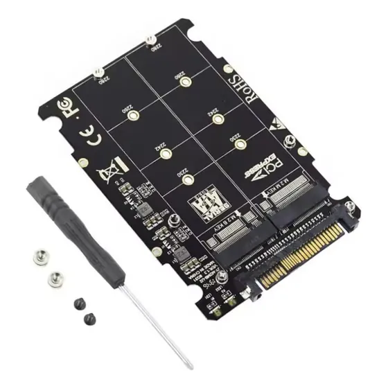 Adaptador U.2 Sas Sff-8639 Para Ssd M.2 Pcie Nvme Ngff Sata