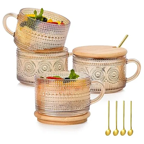 Timifte Tazas De Café Vintage Set De 2 Tazas De Té P9bhp