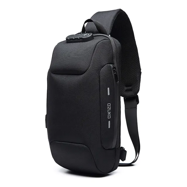 Bolso De Hombro Para Hombre, Confeccionado En Tela De Buey, 