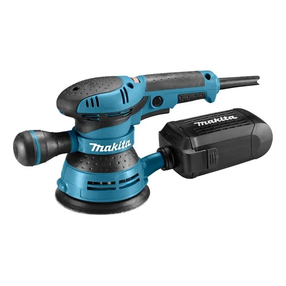 Lijadora roto orbital Makita BO5041 con sistema velcro turquesa 300W 220V