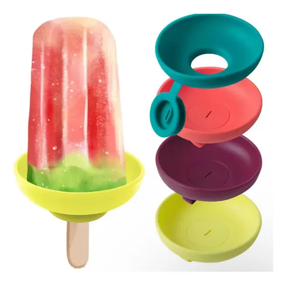 Soporte De Silicona Antigoteo Para Paletas Protector Portáti