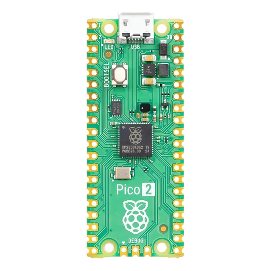 Placa Desarrollo Raspberry Pi Pico 2 Rp2350 4mb Flash Nubbeo