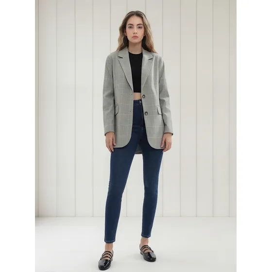 Jean Para Mujer Marca Seven Color Azul En Poliéster #2816