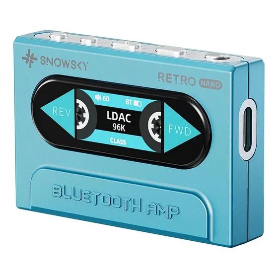 Amplificador / Dac Fone De Ouvido Fiio Snowsky Bluetooth Azu