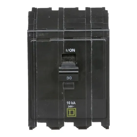 Interruptor Termomagnetico 3p 120/240v Ac Qo330 