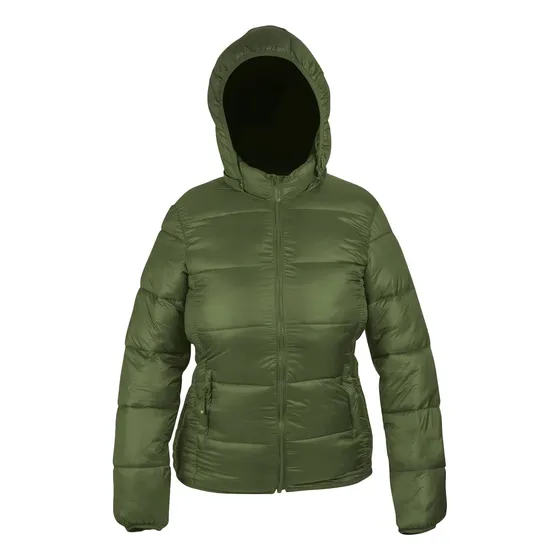 Campera Inflada Dama Con Forro Aluminizado Omni Heat
