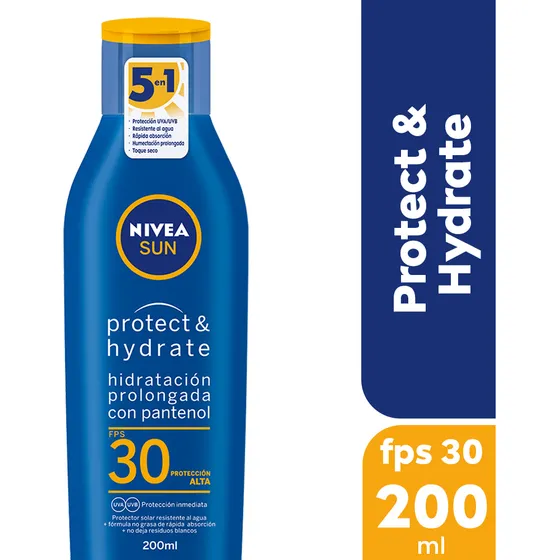 Protector solar Nivea Sun Protect & Hydrate 30FPS 200mL