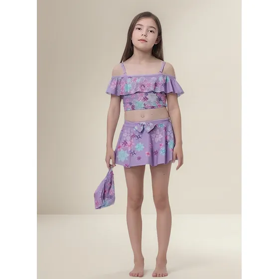 Malla Bikini Nena Encanto Princesa Traje Baño