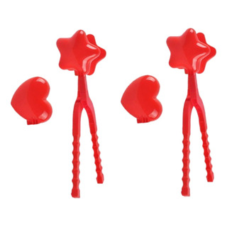 2 Set Snow Ball Maker Clip Toy Snow Play Abrazaderas Molde 2 Set Snow Ball Maker Clip Toy Snow Play Abrazaderas Molde