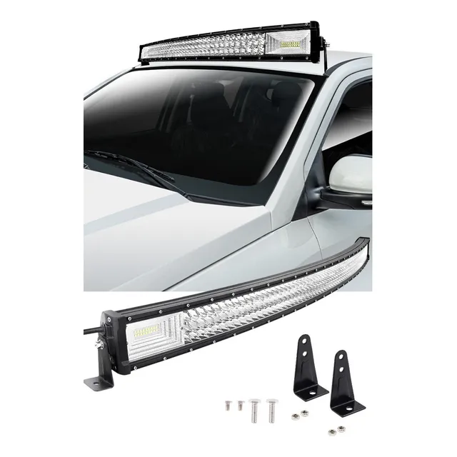  Barra Led 4x4 Barra Led Curva Focos Led 4x4 Neblinero 540w